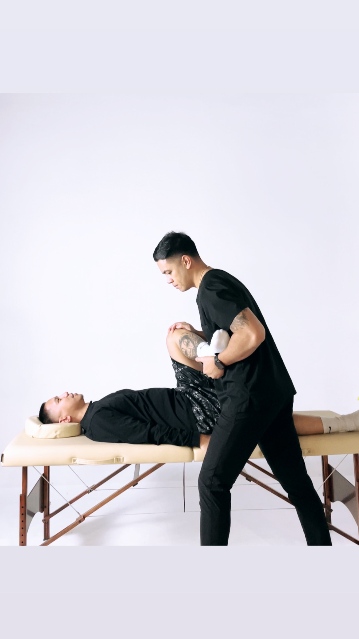 Dr. Lawrence Lumba providing chiropractic care in Windsor Ontario